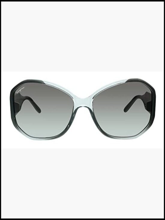 Butterfly Shape Wrap Around Sunglasses Plastic Frame Gradient Lens main image 3